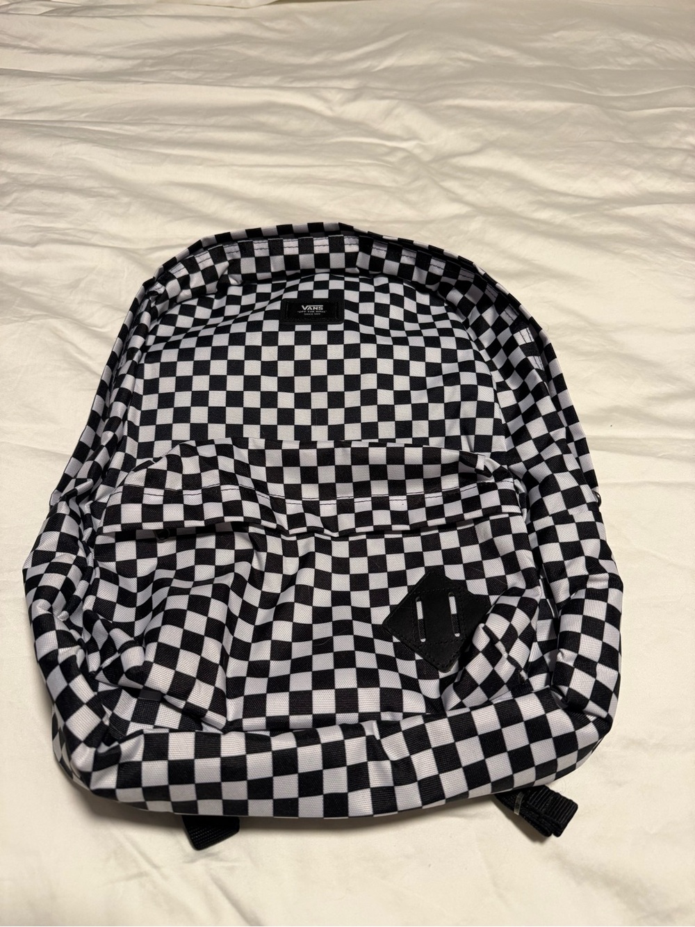 Vans Classic Checkerboard Backpack | Black & White | NWT